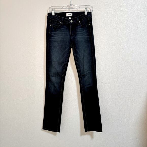 Paige Women's Dark Wash Blue Jeans - Picture 1 of 7